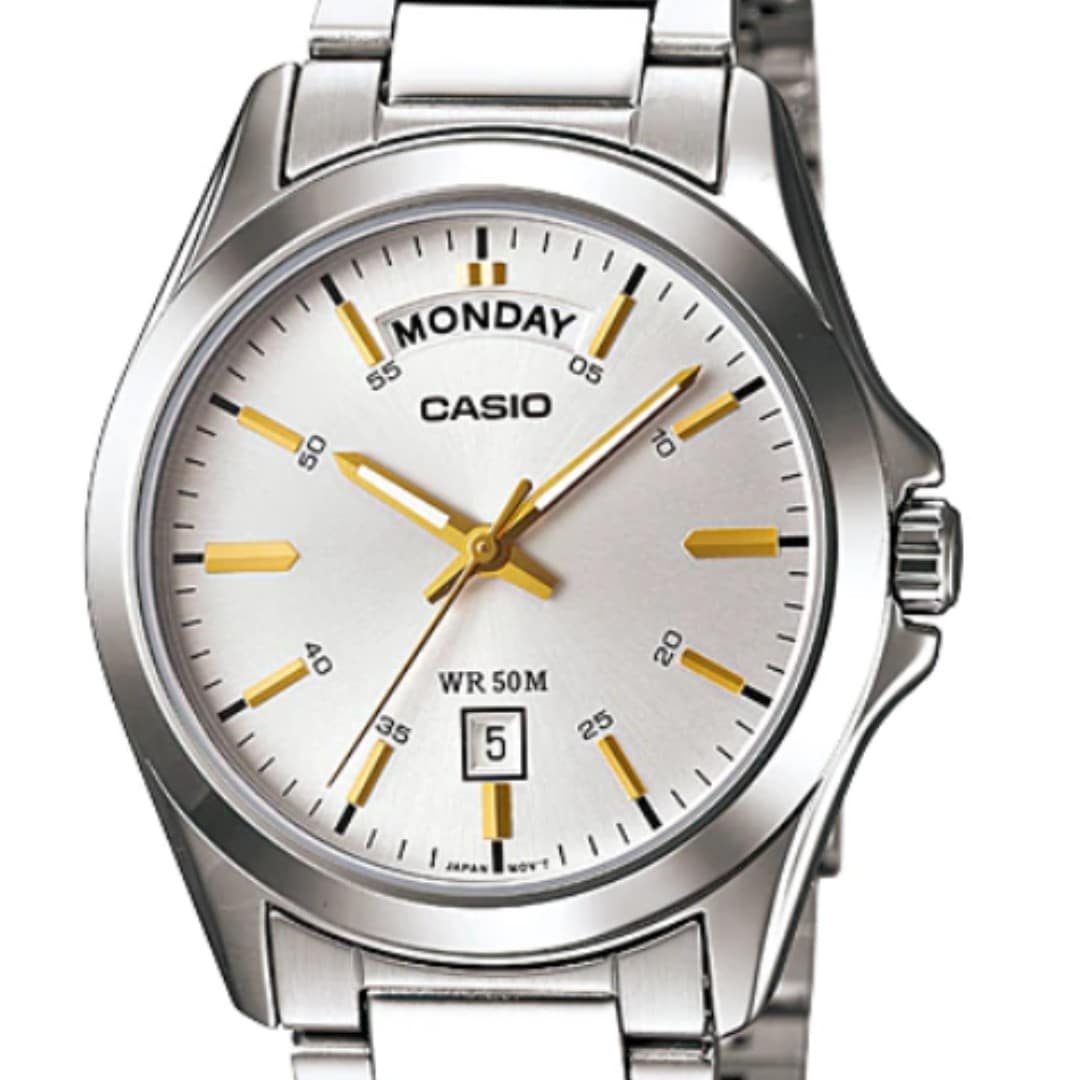 MTP-1370D-7A2V Reloj Casio para Hombre - Plateado