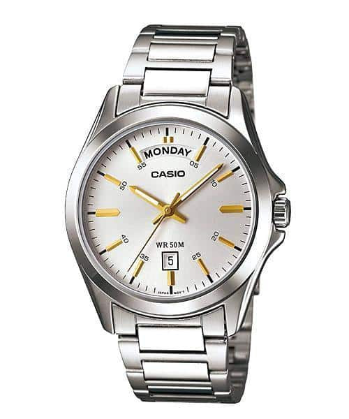 MTP-1370D-7A2V Reloj Casio para Hombre - Plateado