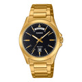 1370G Reloj Casio Clásico Hombre Metal Dorado - Reloj original en Guatemala