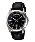 MTP-1370L-1AV Reloj Casio para Hombre - Cuero Negro