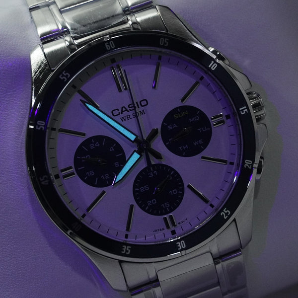 MTP-1374D-7A2V Casio Reloj para caballero pulsera de metal análogo — imagen 2 de 3