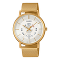 B135MG Reloj Casio Hombre Malla de Acero Dorado Esfera - Reloj original en Guatemala