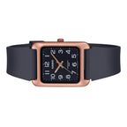 B175 Reloj Casio Mujer Correa Resina Caja Oro Rosa - Vista lateral