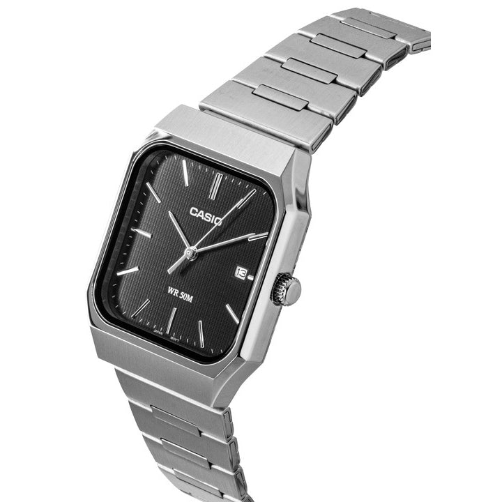 MTP-B185D-1AV Reloj Casio de hombre pulsera de metal 40 mm - Acero Inoxidable Plateado
