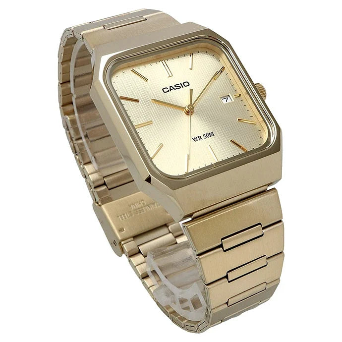MTP-B185G-9AV Reloj Casio de caballero banda de metal — imagen 5 de 5