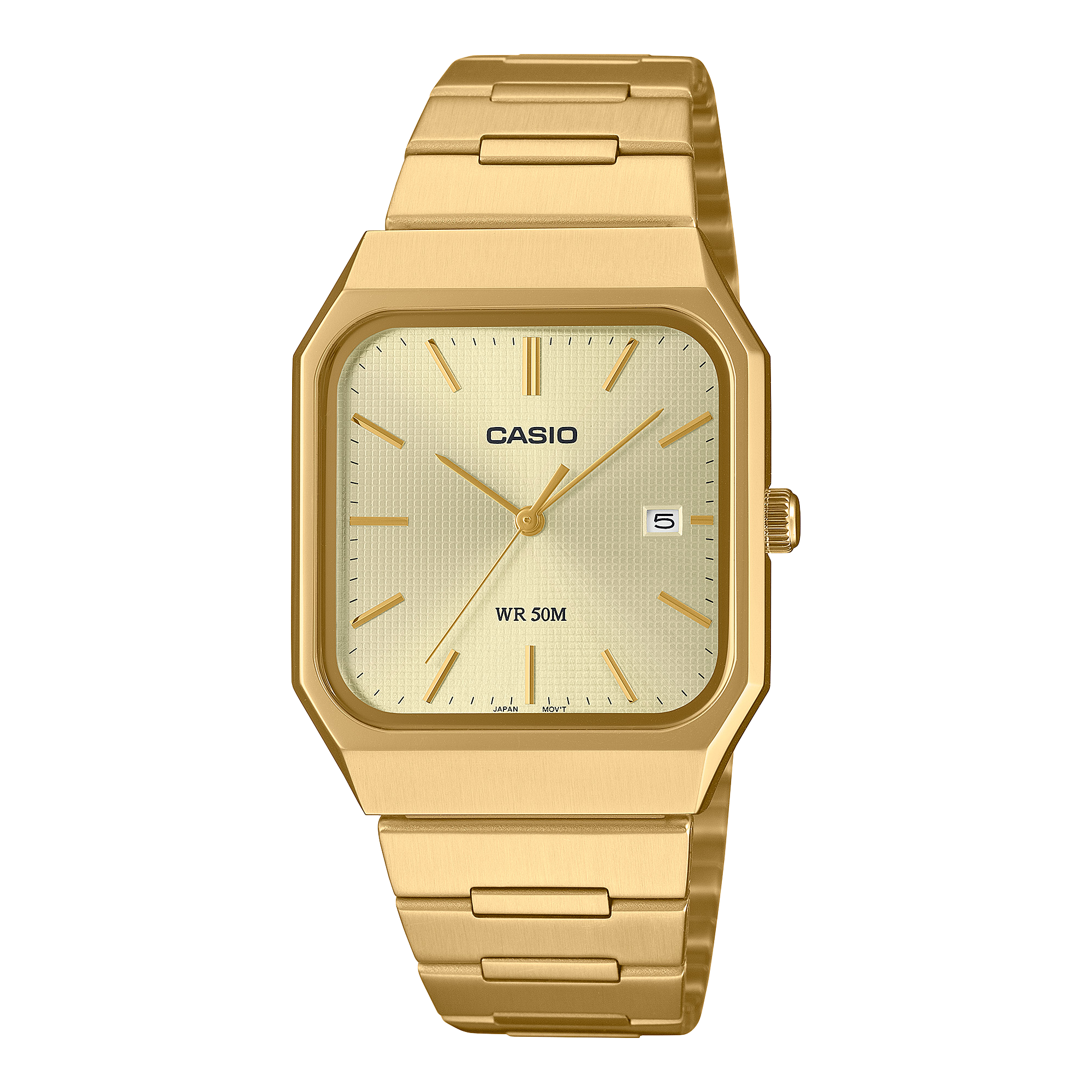 MTP-B185G-9AV Reloj Casio de caballero banda de metal