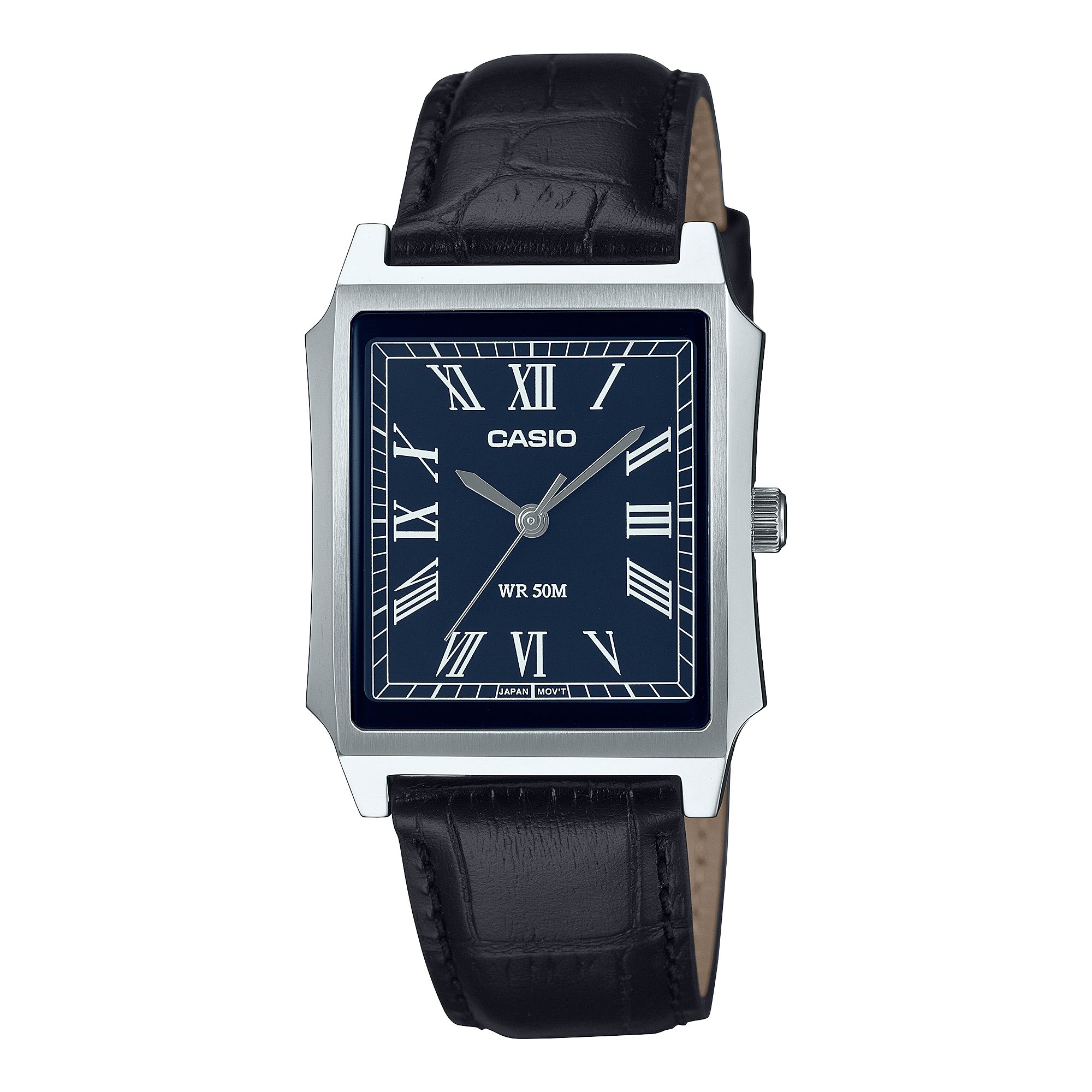 MTP-B190L-2BV Reloj Casio de hombre pulsera de piel - Cuero Negro