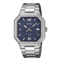 MTP-B195D-2AV Reloj Casio de caballero pulsera de metal plateado