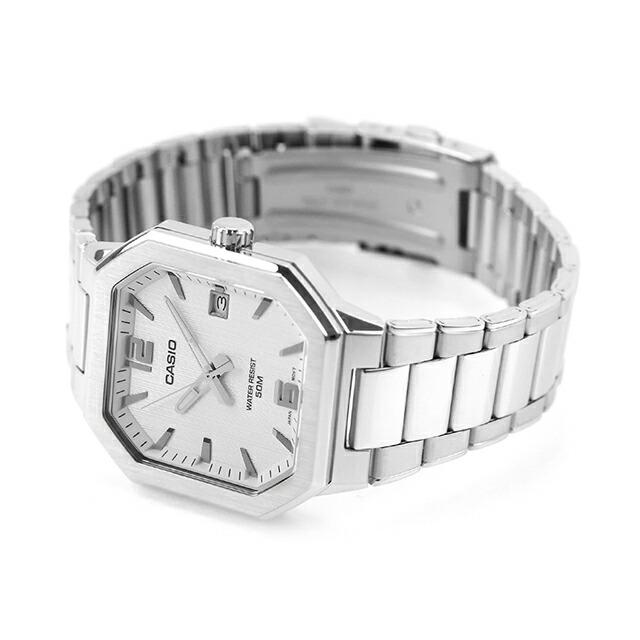 MTP-B195D-7AV Reloj Casio de caballero pulsera de acero inoxidable plateado
