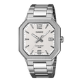 MTP-B195D-7AV Reloj Casio de caballero pulsera de acero inoxidable plateado