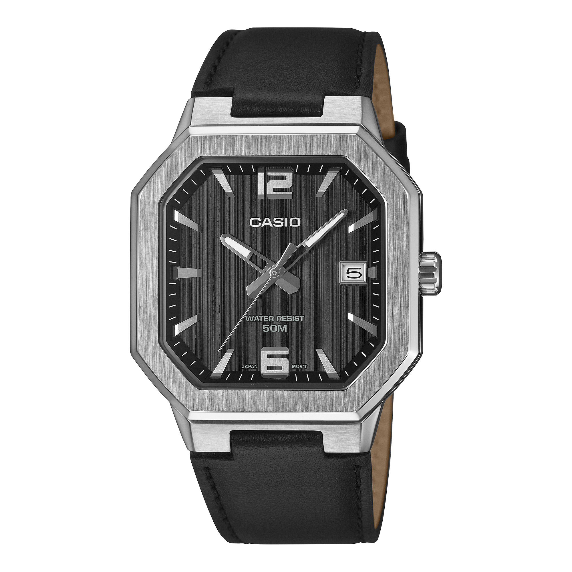 MTP-B195L-1AV Reloj Casio de hombre pulsera de cuero