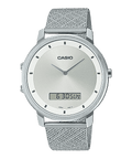 B200M Reloj Casio Hombre Correa Malla de Acero Plateado - Reloj original en Guatemala