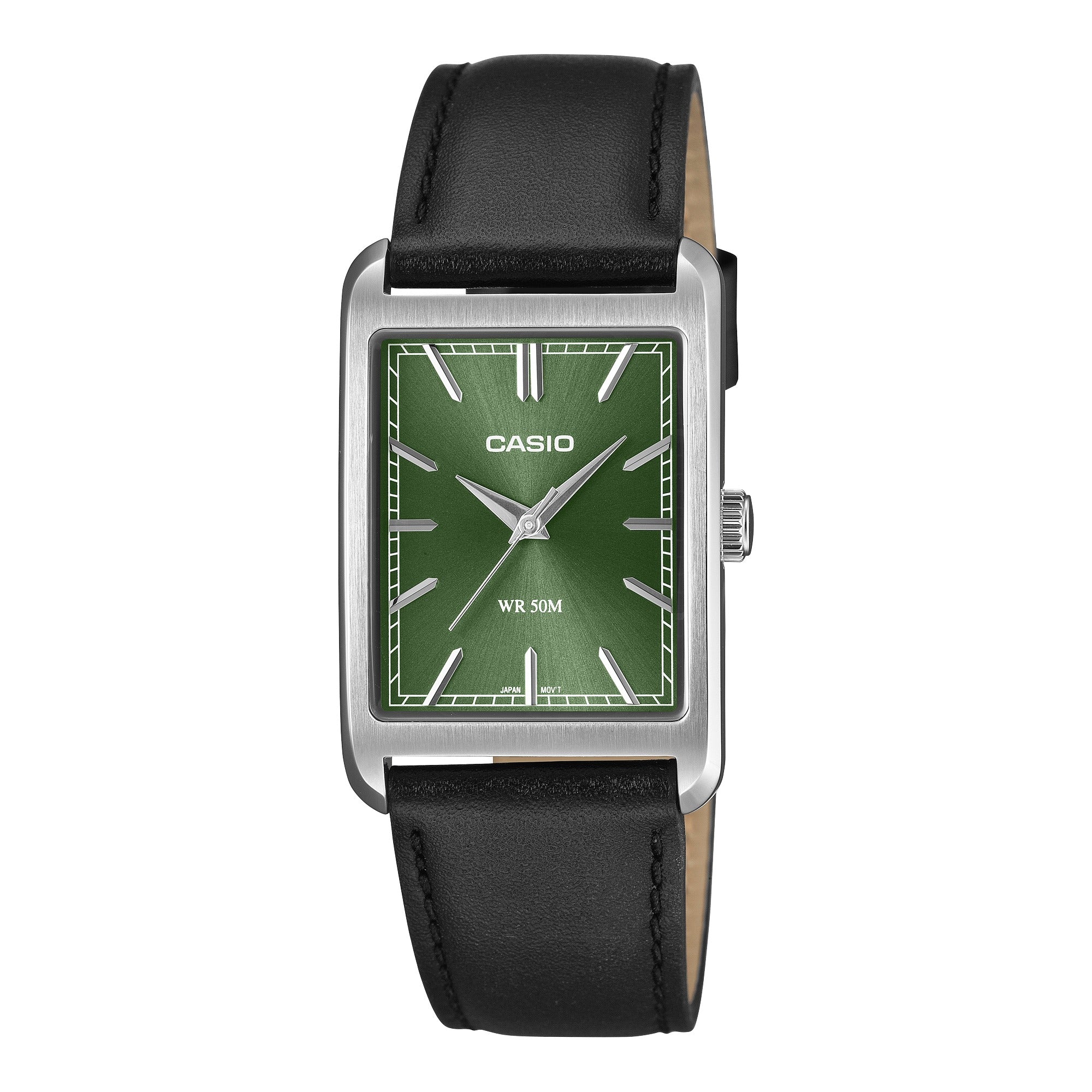 MTP-B215L-3AV Reloj Casio de hombre correa de piel