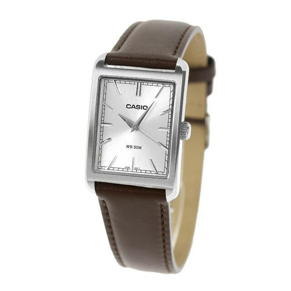 MTP-B215L-7AV Reloj Casio de hombre banda de cuero — imagen 2 de 5
