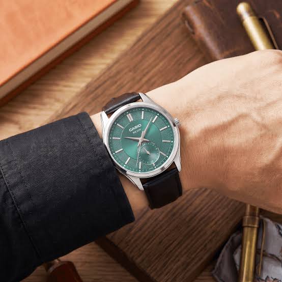 MTP-B315L-3AV Reloj Casio de hombre correa de cuero — imagen 2 de 3