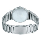 E600D Reloj Casio Hombre Correa de Acero Esfera Marrón - Vista trasera