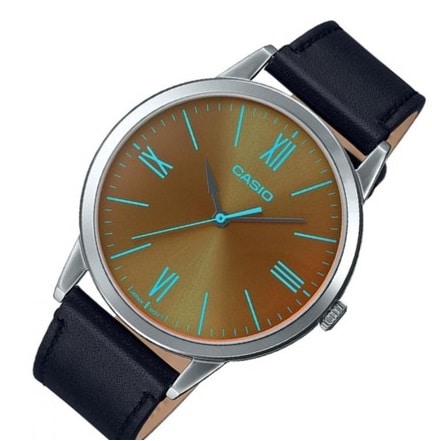 E600L Reloj Casio Hombre Correa Cuero Negra Esfera - Vista 5