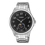 MTP-M110D Reloj Casio Hombre Correa de Acero Esfera Negra