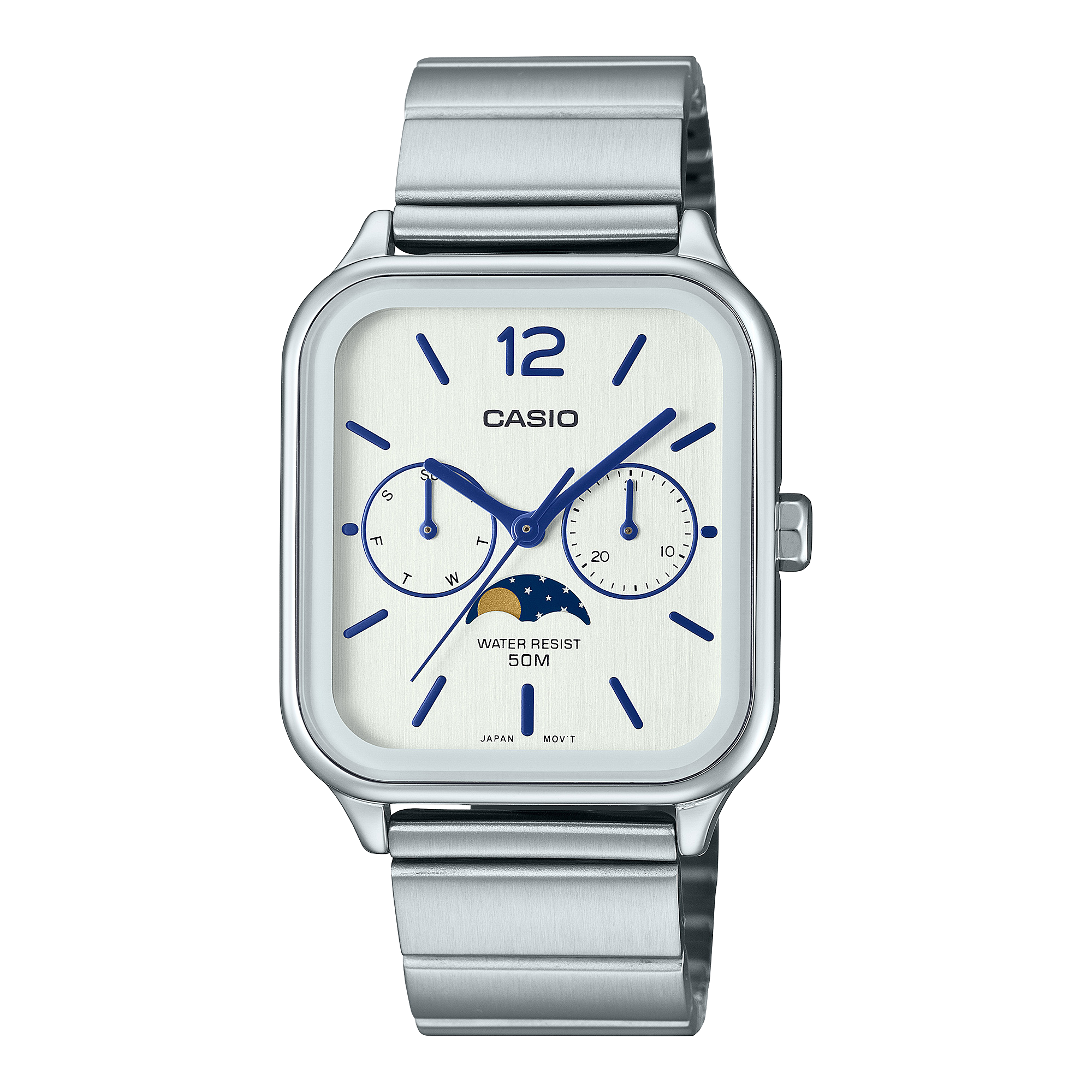 MTP-M305D-7AV Casio de caballero pulsera de metal