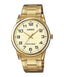 MTP-V001G Reloj Casio Clásico Hombre Correa de Acero Dorado