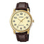 MTP-V001GL Reloj Casio Clásico Hombre Correa Cuero Dorado