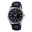 MTP-V001L Reloj Casio Clásico Hombre Correa de Cuero Negro