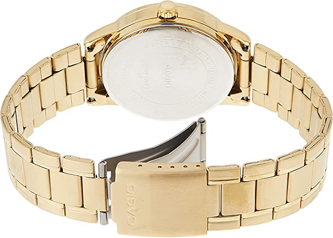 V002G Reloj Casio Hombre Acero Inoxidable Dorado - Vista 5
