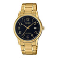 V002G Reloj Casio Hombre Acero Inoxidable Dorado - Reloj original en Guatemala