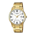 V002G Reloj Casio Clásico Hombre Acero Dorado - Reloj original en Guatemala