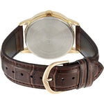 MTP-V002GL Reloj Casio Clásico Hombre Dorado Correa de Cuero