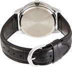 V004L Reloj Casio Hombre Correa de Cuero Negro - Detalle de esfera