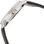 V004L Reloj Casio Hombre Correa de Cuero Negro - Vista trasera