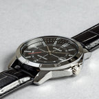 MTP-V004L-1C Reloj Casio para Hombre - Cuero Negro