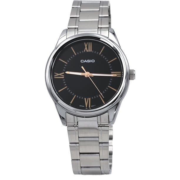 MTP-V005D-1B5 Reloj Casio para Hombre - Acero Inoxidable Plateado