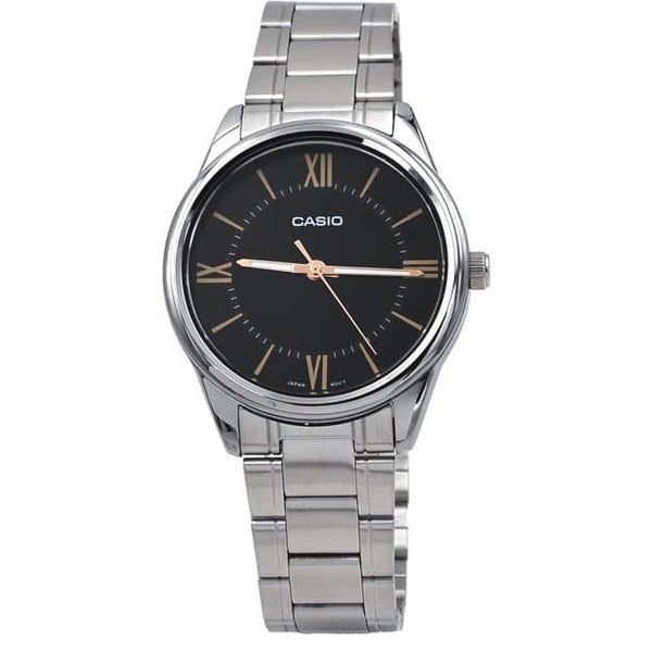 MTP-V005D-1B5 Reloj Casio para Hombre - Acero Inoxidable Plateado