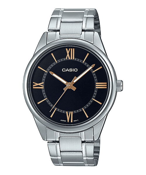 MTP-V005D-1B5 Reloj Casio para Hombre - Acero Inoxidable Plateado