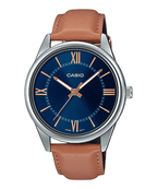 MTP-V005L-2B5 Reloj Casio para Hombre - Cuero Marrón