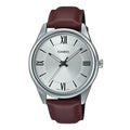 MTP-V005L-7B5 Reloj Casio para Hombre - Cuero Marrón