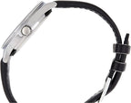 V006L Reloj Casio Hombre Correa de Cuero Negro - Vista trasera