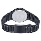 V300B Reloj Casio Hombre Brazalete de Acero Negro - Detalle de esfera