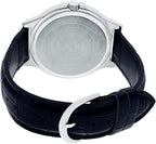 MTP-V300L-1A Reloj Casio para Caballero - Cuero Negro