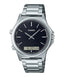 MTP-VC01D Reloj Casio Hombre Correa de Acero Esfera Negra