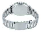 VC01D Reloj Casio Hombre Acero Inoxidable Esfera Azul - Detalle de esfera