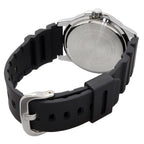VD01 Reloj Casio Hombre Correa Caucho Esfera Azul - Detalle de esfera