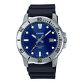 VD01 Reloj Casio Hombre Correa Caucho Esfera Azul - Reloj original en Guatemala