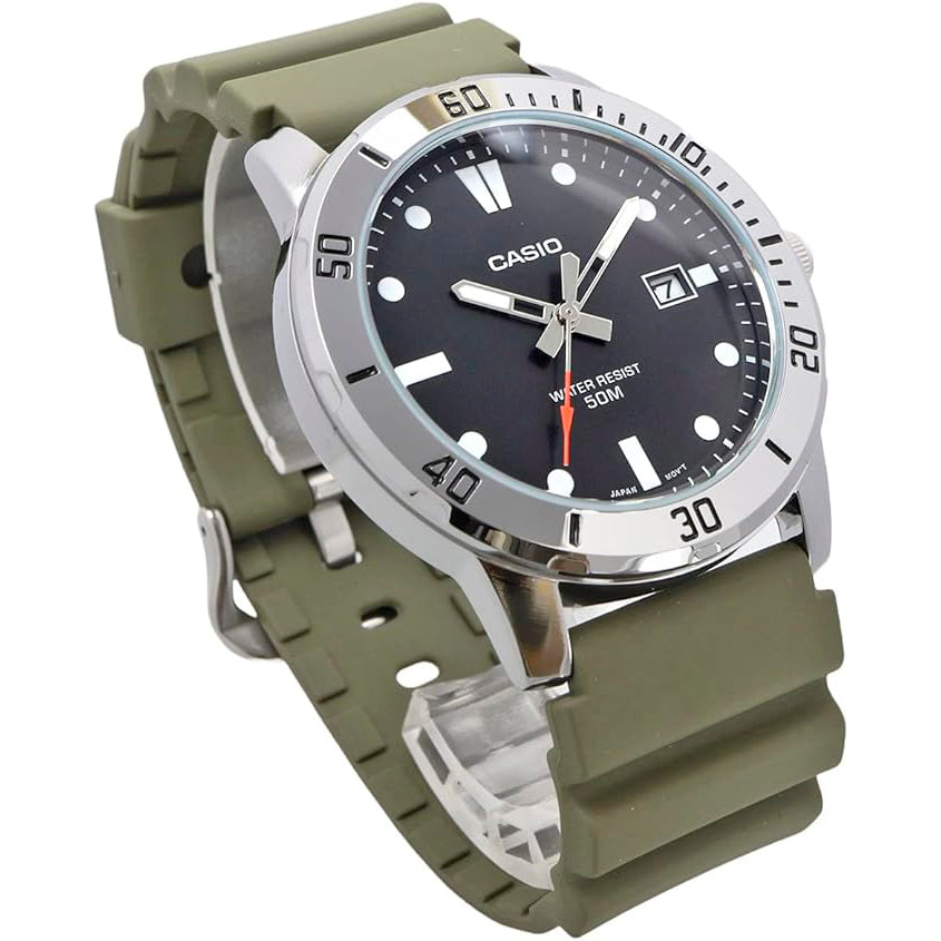 MTP-VD01-3EV Reloj Casio para Hombre - Resina Verde