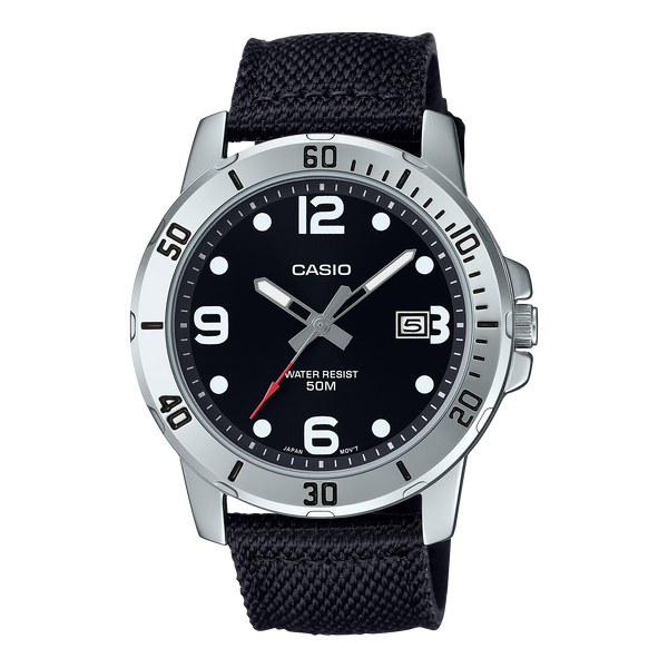 MTP-VD01C-1BVCF Reloj Casio de hombre correa de tela negra