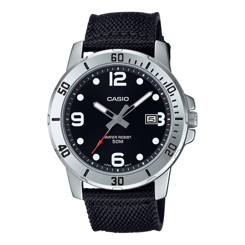 MTP-VD01C-1BVCF Reloj Casio de hombre correa de tela negra