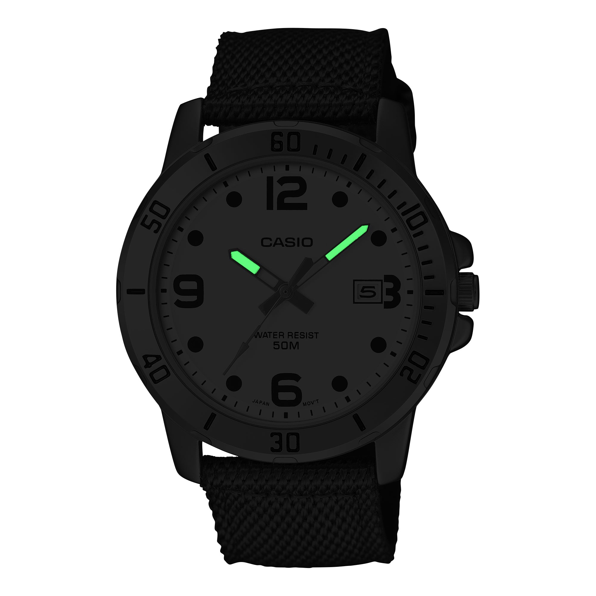 MTP-VD01C-3BVCF Reloj Casio de hombre correa de tela