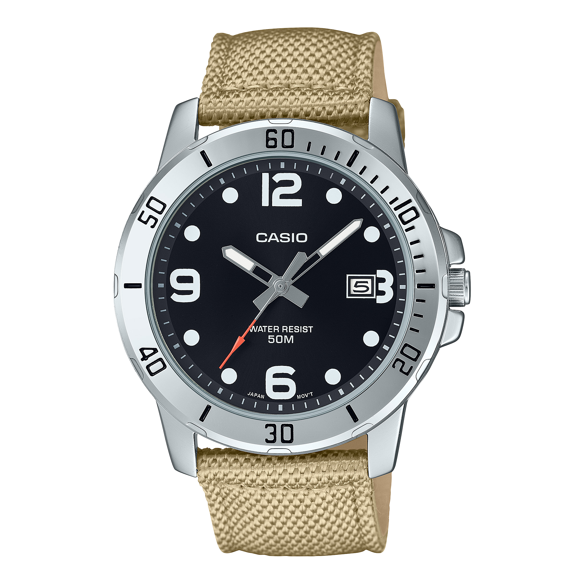 MTP-VD01C-5BVCF Reloj Casio de hombre correa de tela